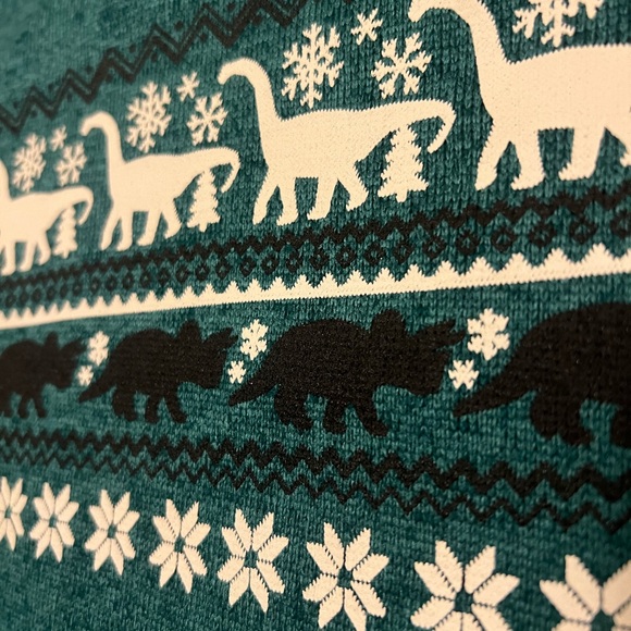 Holiday Dino Knit Sweater - Picture 4 of 4